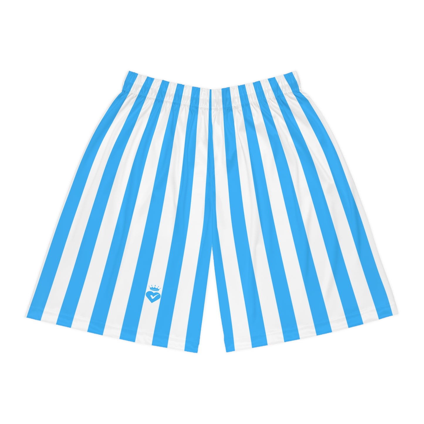 Blue & White Striped Men’s Shorts – Matching Family Outfit & Partner Look for Sports, Beach & Everyday Style