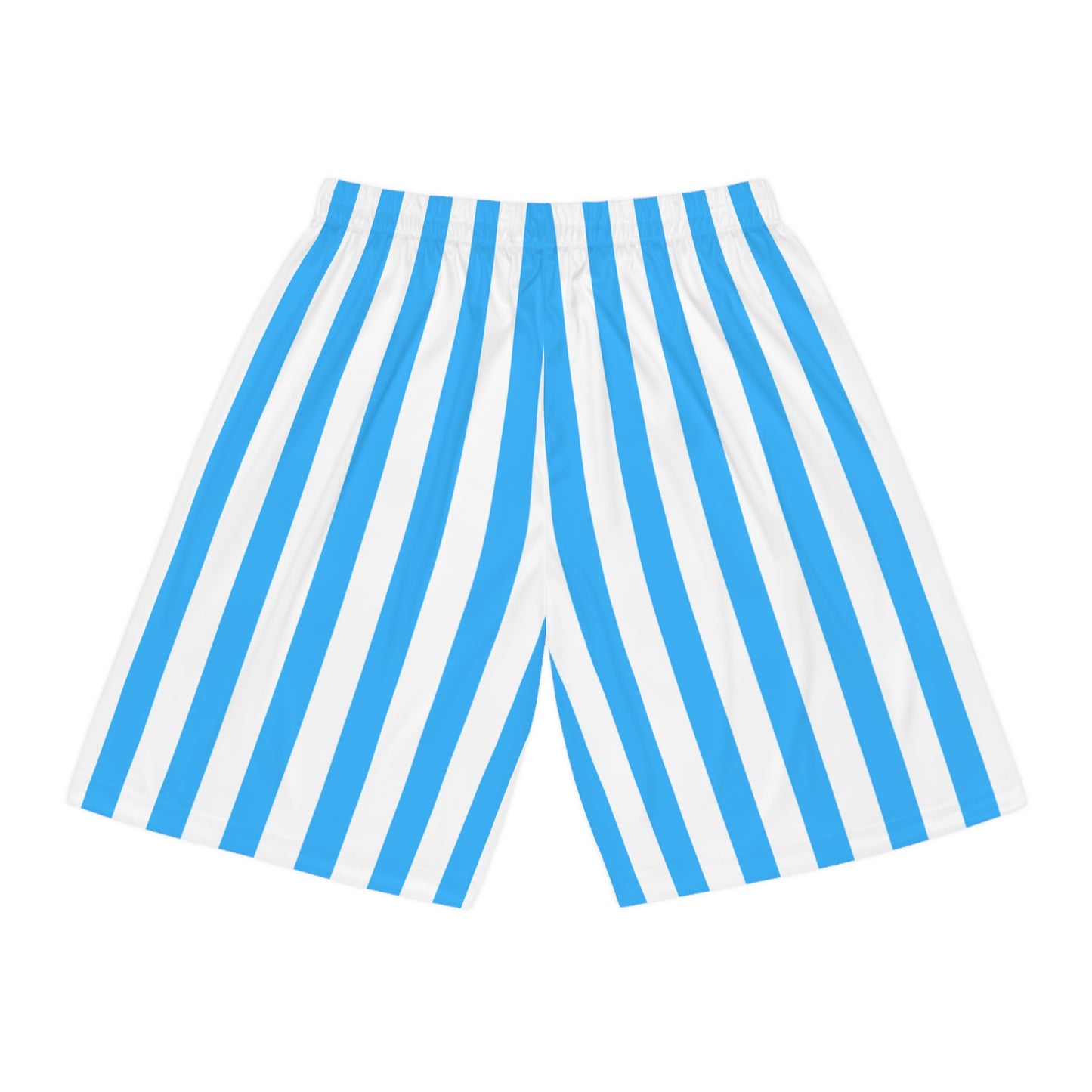 Blue & White Striped Men’s Shorts – Matching Family Outfit & Partner Look for Sports, Beach & Everyday Style