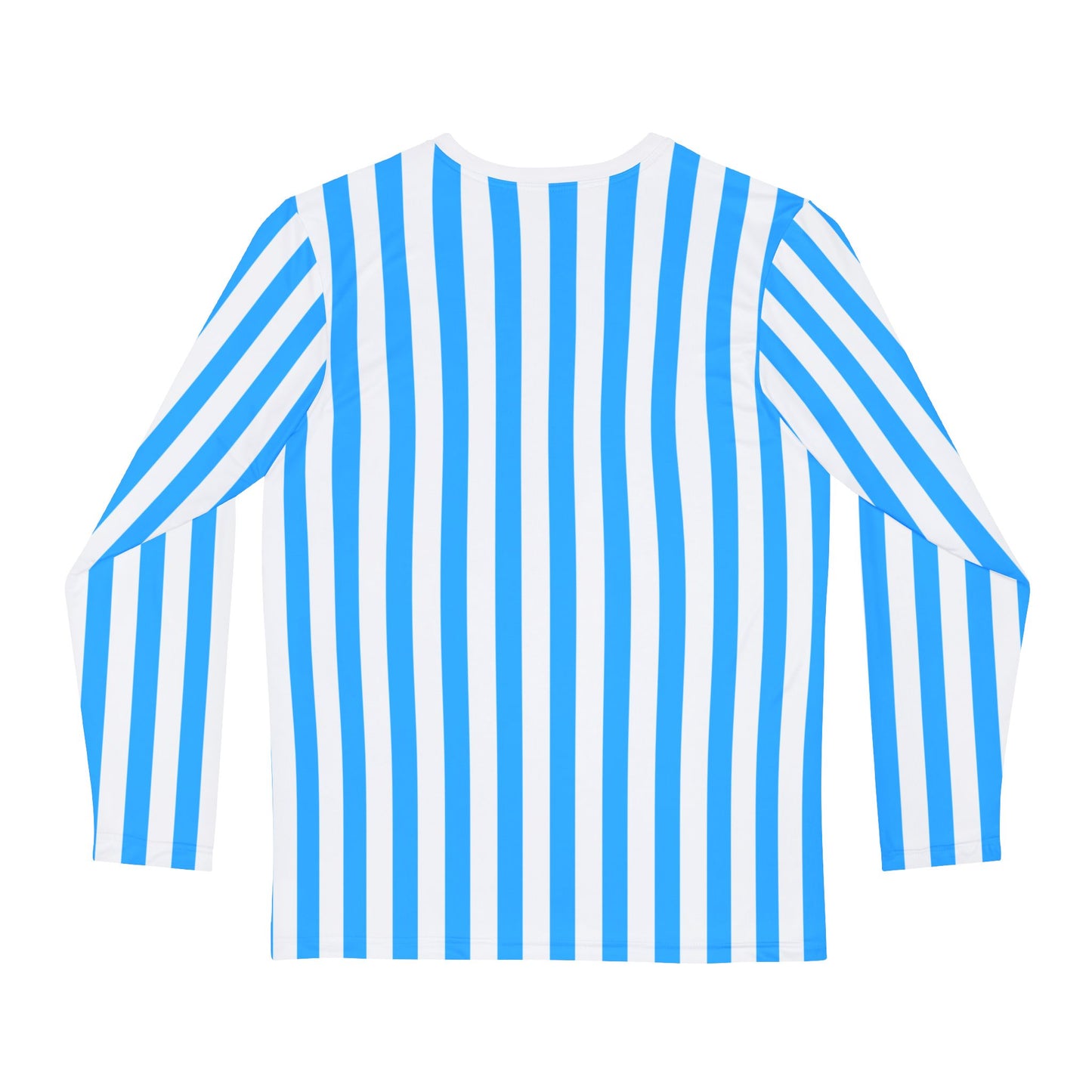 Men’s Blue & White Striped Long Sleeve Shirt – Casual Style for Family Outfits, Partner Looks, Beach & Everyday Wear