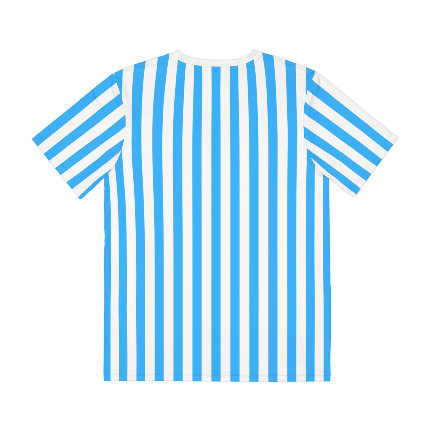 Blue & White Striped Men’s Tee – Casual Everyday Shirt for Family Outfits, Partner Looks & Fresh Summer Style